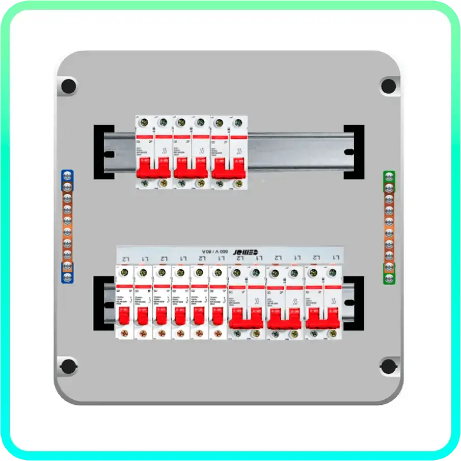 Quadro elétrico editável